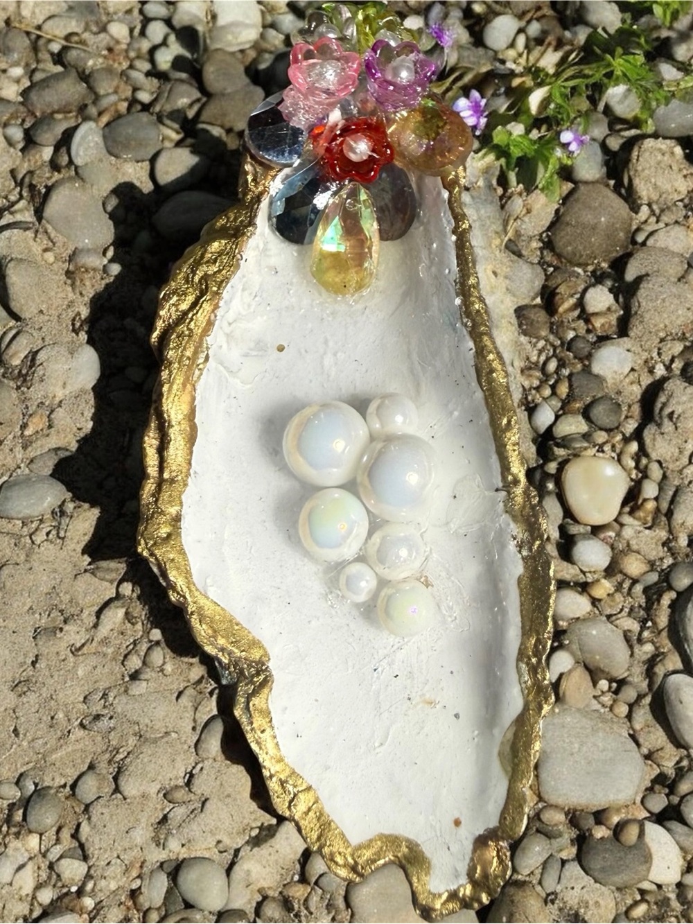 Hand painted sea shells